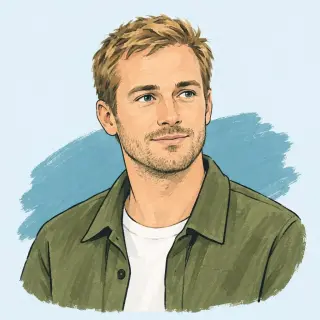 Portrait illustré de Corentin
